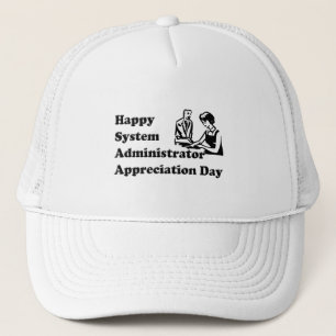 Gorra De Camionero Día de Apreciación del Administrador del Sistema