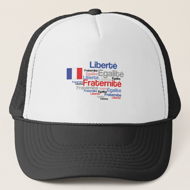 Gorra De Camionero Día de Bastille francés de la fraternidad de la (Anverso)
