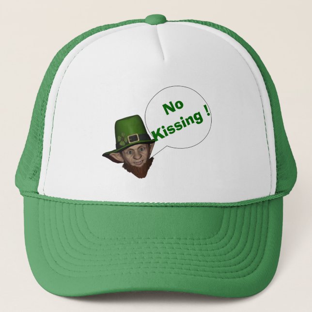 Gorra De Camionero Día de Cute leprechaun St Patrick (Anverso)