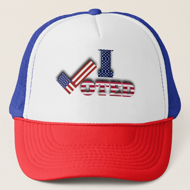 Gorra De Camionero Día de elecciones de camisetas que voté (Anverso)