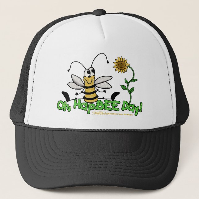 Gorra De Camionero Día de HapBee (Anverso)