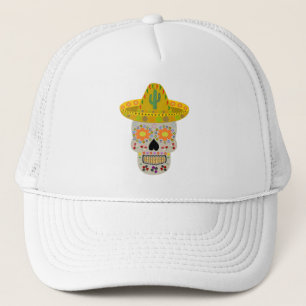 Gorra De Camionero Día de la Calavera Muerta en México 