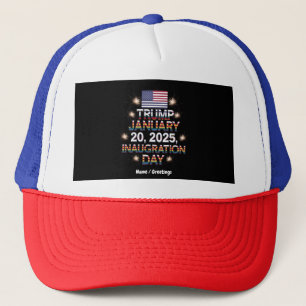 Gorra De Camionero Día de la Inauguración de Trump, 20 de enero de 20