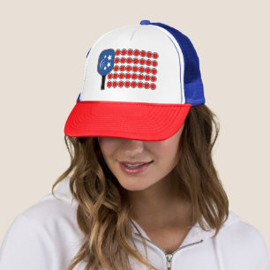 Gorra De Camionero Día de la Independencia de la Bandera Americana de