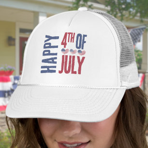 Gorra De Camionero Día de la Independencia Patriótico Bandera America