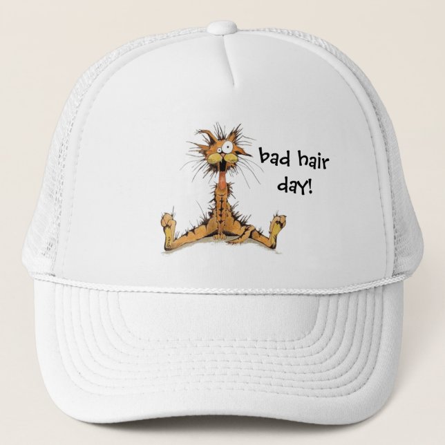 Gorra De Camionero ¡Día de la Mala Cabellera! (Anverso)
