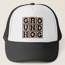 Gorra De Camionero Día de la Marmota, vacaciones
