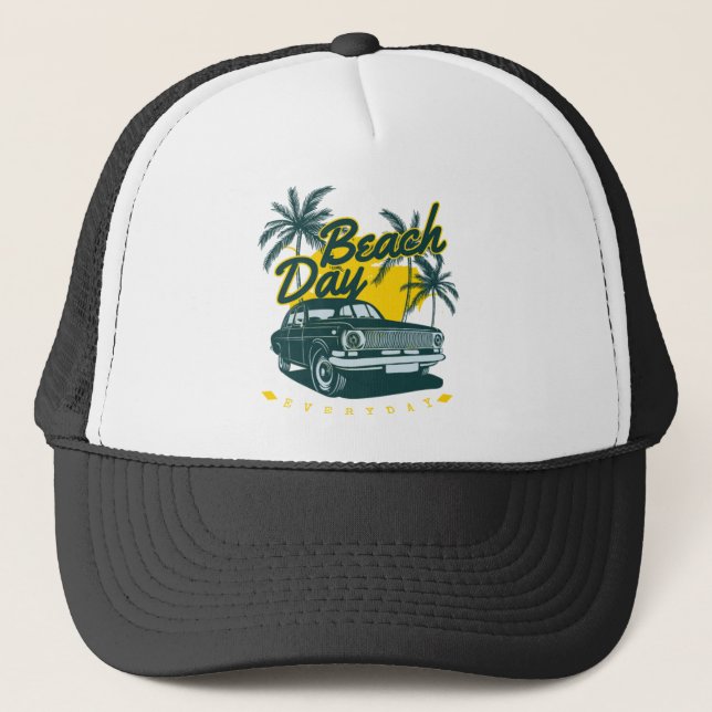 Gorra De Camionero Día de la playa (Anverso)