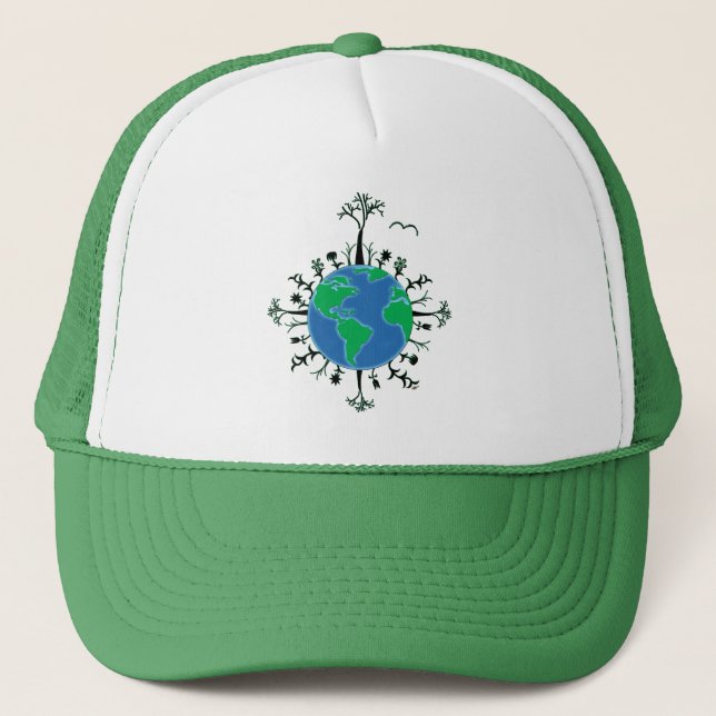 Gorra De Camionero Día de la Tierra (Anverso)