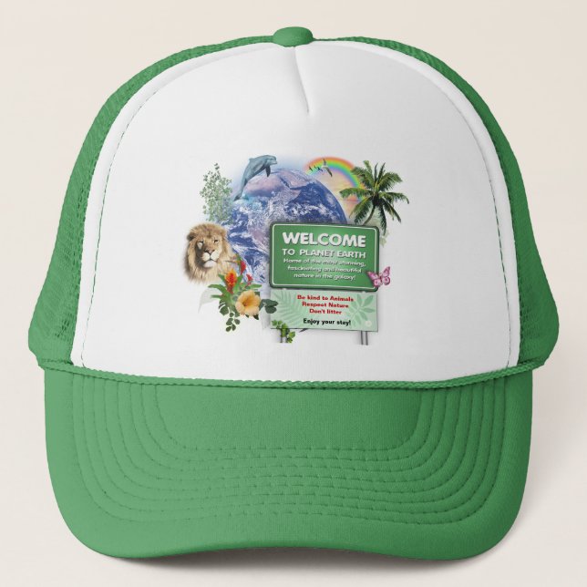 Gorra De Camionero Día de la Tierra (Anverso)