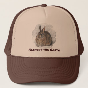 Gorra De Camionero Día de la Tierra del conejito