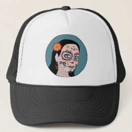 Gorra De Camionero Día de los Muertos