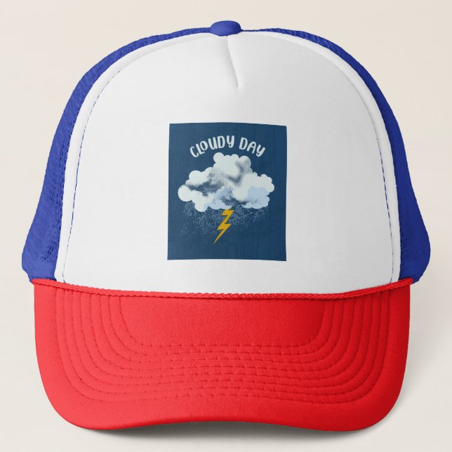 Gorra De Camionero Día de nubes (Anverso)