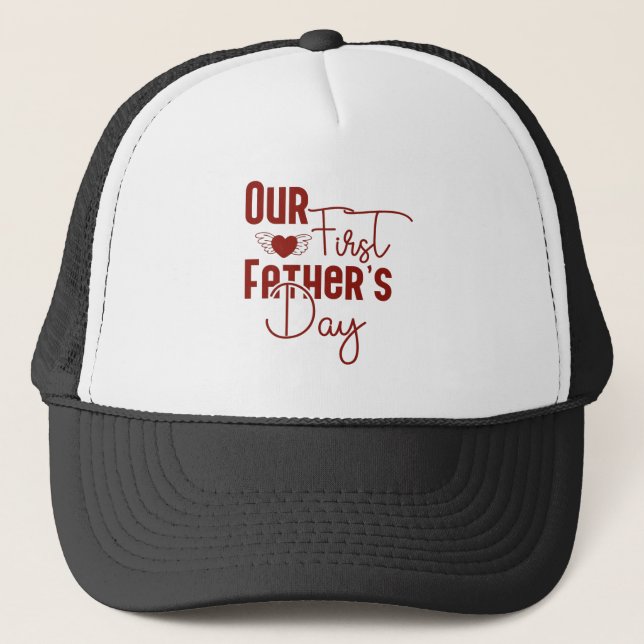 Gorra De Camionero Día de nuestro primer padre (Anverso)
