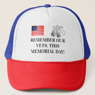 GORRA DE CAMIONERO DÍA DE RECUERDO RECORDAR VETAS