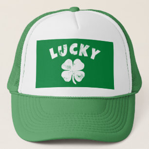 Gorra De Camionero Día de San Patricio 4 Afortunados Atractivos