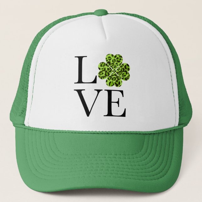 Gorra De Camionero Día de San Patricio | Chimenea verde (Anverso)