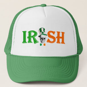 Gorra De Camionero Día de San Patricio de Irlanda Negro