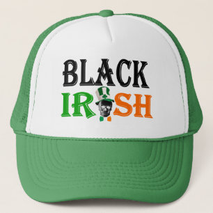 Gorra De Camionero Día de San Patricio de Irlanda Negro