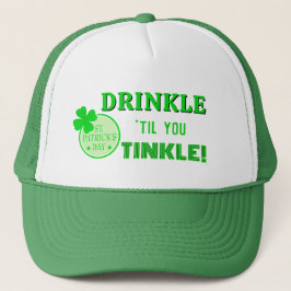 Gorra De Camionero Día de San Patricio ¡DIVERSIÓN! Mejor grupo o indi