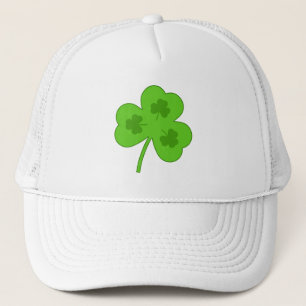 GORRA DE CAMIONERO DÍA DE SAN PATRICIO HOJA VERDE 