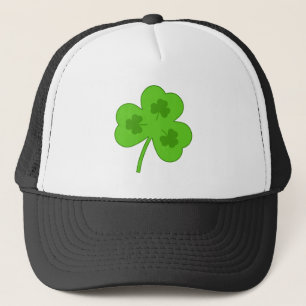 GORRA DE CAMIONERO DÍA DE SAN PATRICIO HOJA VERDE 