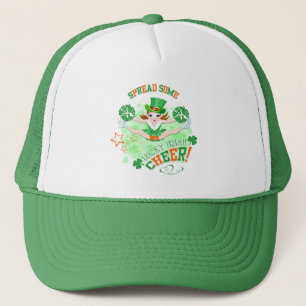 Gorra De Camionero Día de San Patricio, Leprechaun, animadora