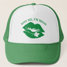 Gorra De Camionero Día de San Patricio me besa, soy un amante afortun
