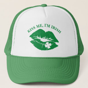 Gorra De Camionero Día de San Patricio me besa, soy un amante afortun