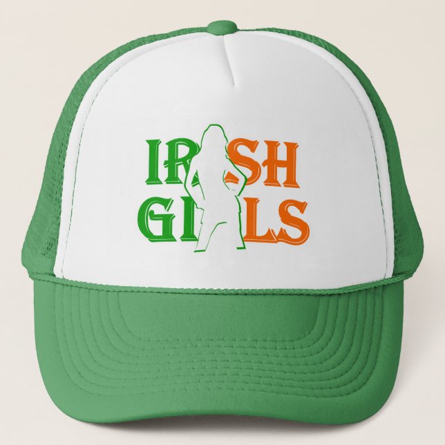 Gorra De Camionero Día de San Patricio para los chicas de Irlanda (Anverso)