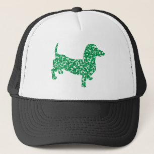 Gorra De Camionero Día de San Patricio Shamrock Doxie