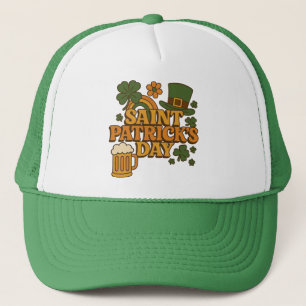 Gorra De Camionero Día de San Patricio vintage de los años 70