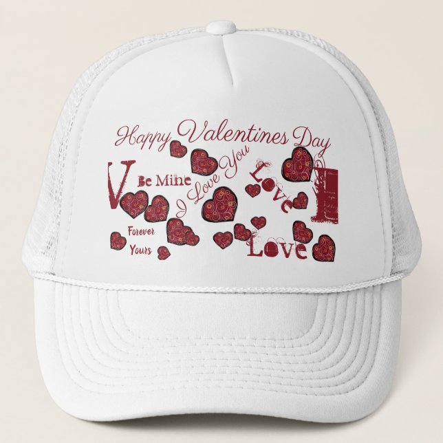 Gorra De Camionero Día de San Valentín (Anverso)