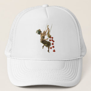 Gorra De Camionero Día de San Valentín antiguo, dama victoriana en un