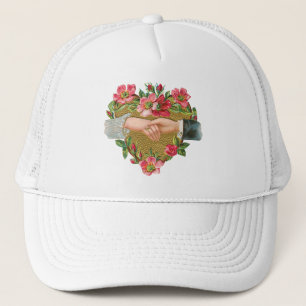 Gorra De Camionero Día de San Valentín Victoriano, manos antiguas con