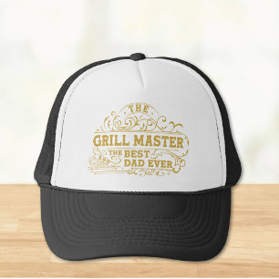 Gorra De Camionero Día del Amo Grill y el Mejor Padre Que Ha Padres