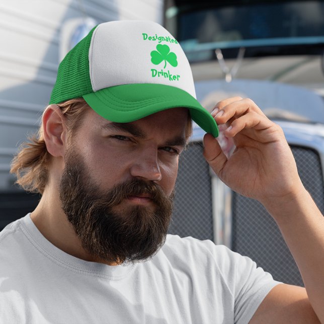 Gorra De Camionero Día del Bebidor Designado San Patricio (Subido por el creador)