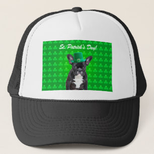 Gorra De Camionero Día del Bulldog francés San Patricio