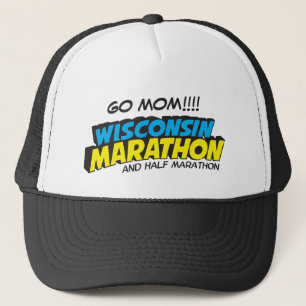 Gorra De Camionero Día del maratón de Wisconsin
