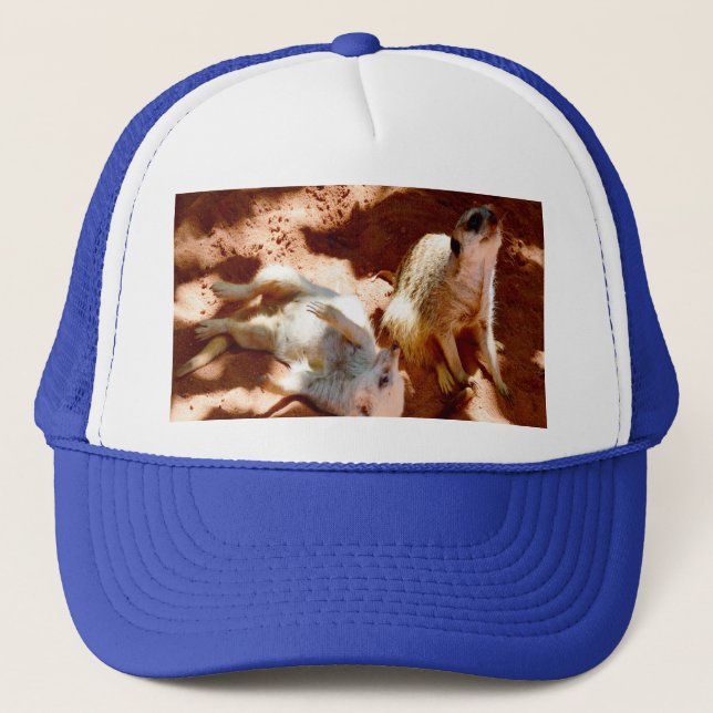 Gorra De Camionero Día del Meerkat, (Anverso)