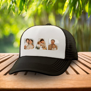 Gorra De Camionero Día del Padre del Collage de fotos de Papá