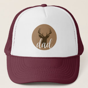 Gorra De Camionero Día del Padre Moderno Ciervo Papá