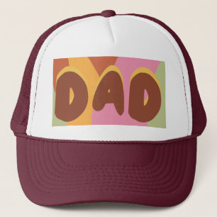 Gorra De Camionero Día del Padre Moderno Fuente Dibujada Retro