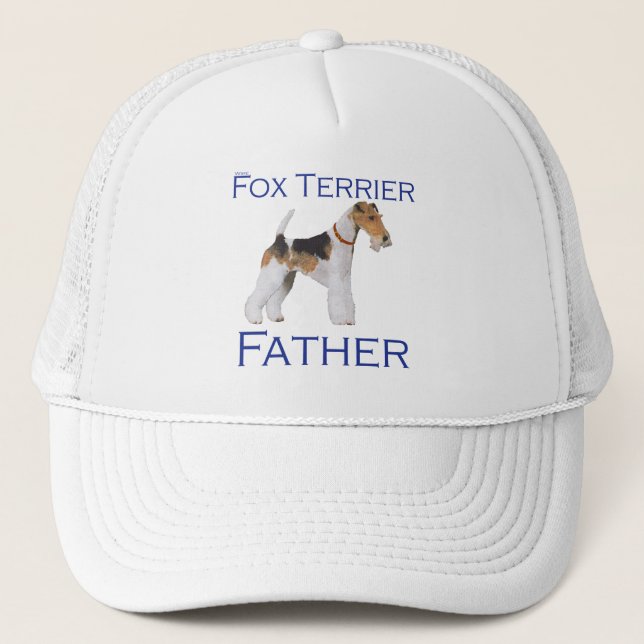 Gorra De Camionero Día del Padre Wire Fox Terrier (Anverso)