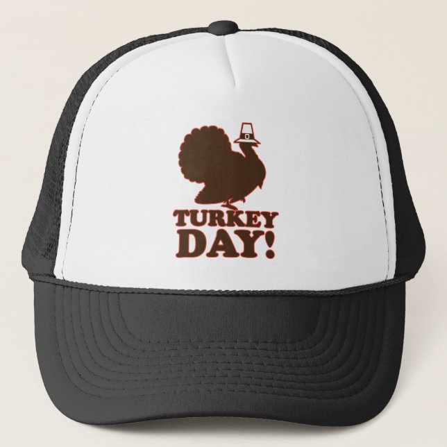 Gorra De Camionero día del pavo (Anverso)