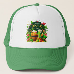 Gorra De Camionero Día Feliz de San Patricio Fiesta Festiva