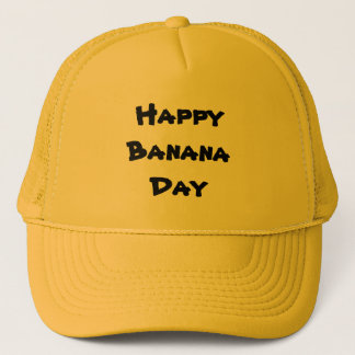 Gorra De Camionero Día feliz del plátano