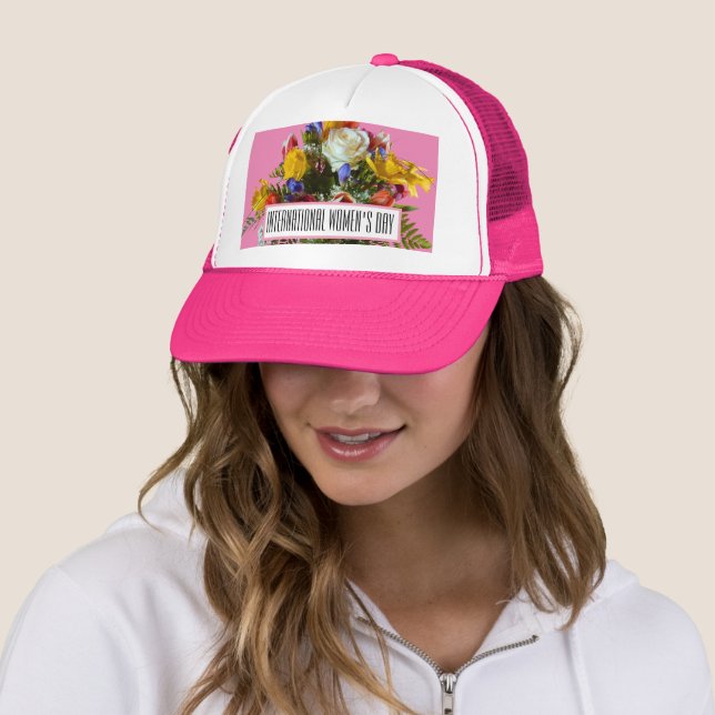GORRA DE CAMIONERO DÍA INTERNACIONAL DE LA MUJER 8 DE MARZO (In situ)