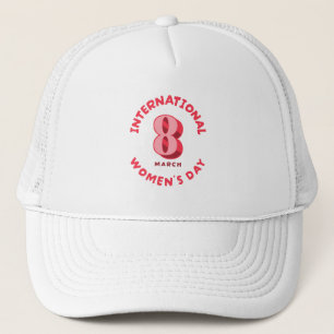Gorra De Camionero Día Internacional de la Mujer Rosa 8 de marzo