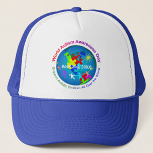 Gorra De Camionero Día Mundial de Conciencia sobre el Autismo